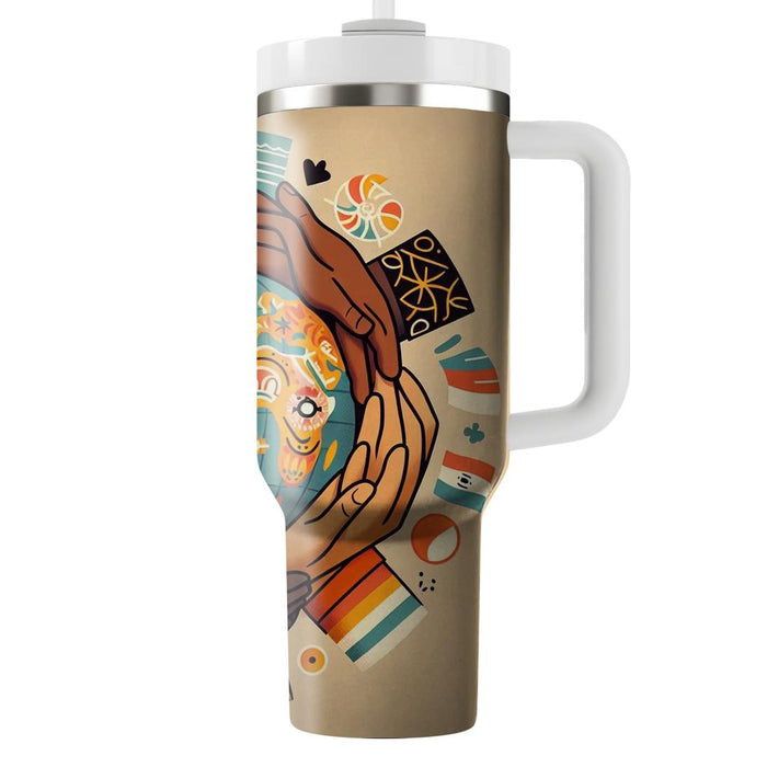 Transcendent Togetherness - World Unity Day  Custom Tumblers