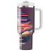 Abstract Sunsets Travel Tumblers