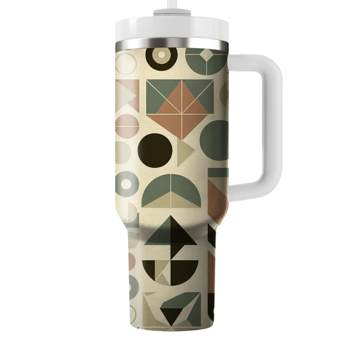 Vintage Geometry  Tumblers For Gifts