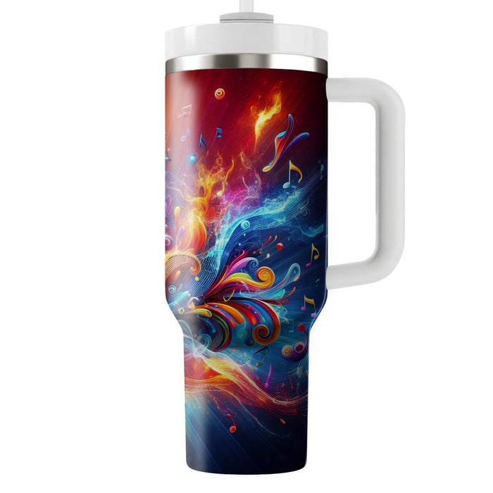 The Rhythm Of Celebration - A Music Festival  Custom Tumblers