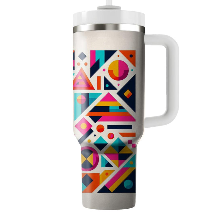 Geometric Bliss  Tumblers With Lids