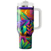 Geometric Neon Jungle  Decorative Tumblers