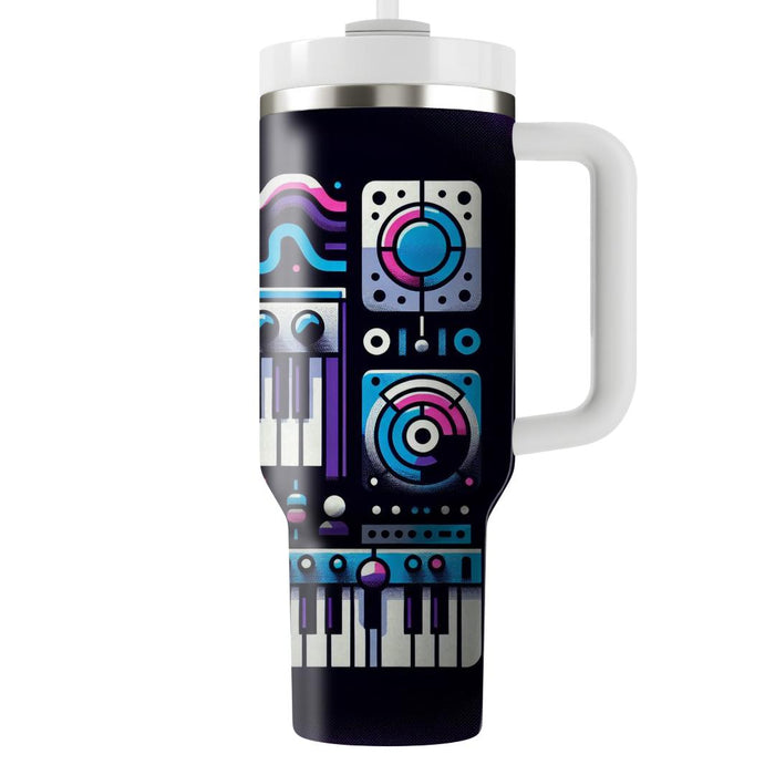 Analog Synth Symphony  Unique Tumblers