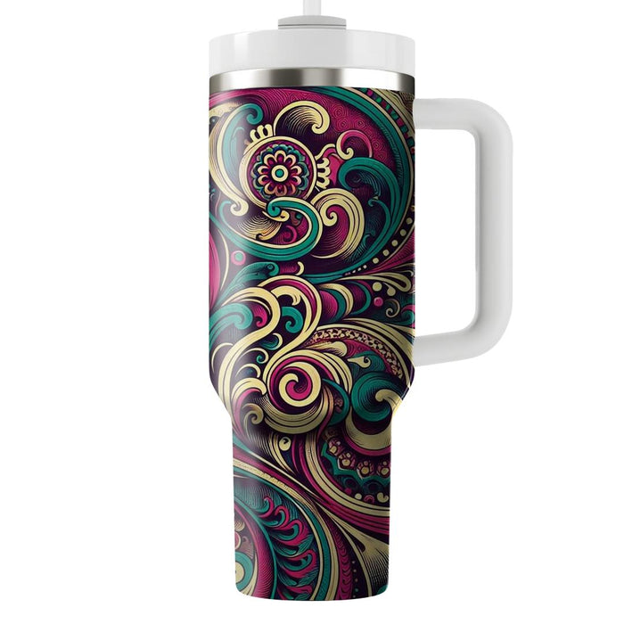 Paisley Groove  Unique Tumblers