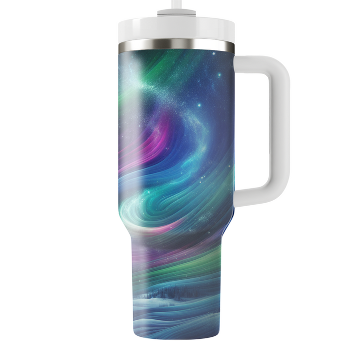 Winter Aurora Glow  Personalized Tumblers