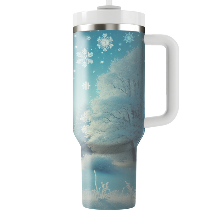 Winter Frosted Wonderland  Tumbler Cups