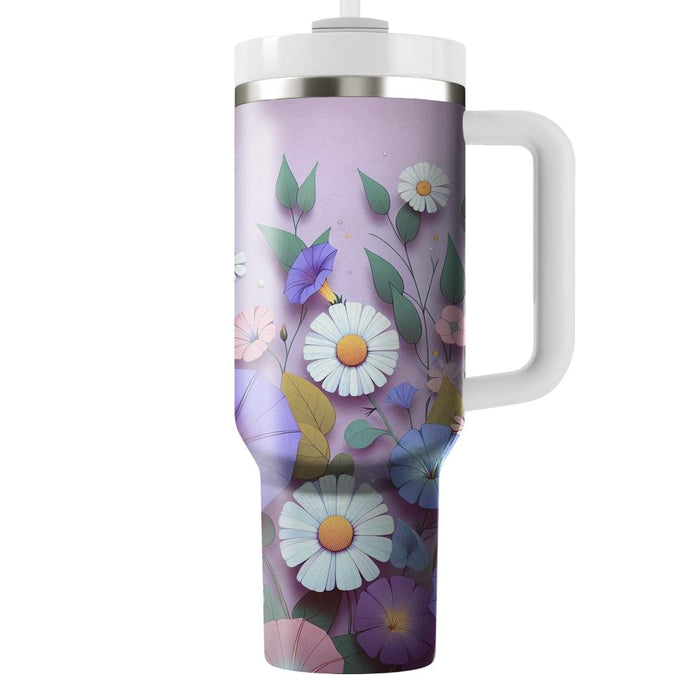 Whimsical Flower Fairytale  Unique Tumblers