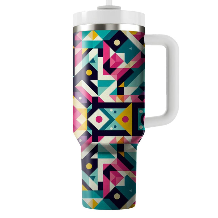 Geometric Kaleidoscope Dream  Travel Tumblers