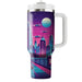 Retro Futurism City  Tumblers With Lids