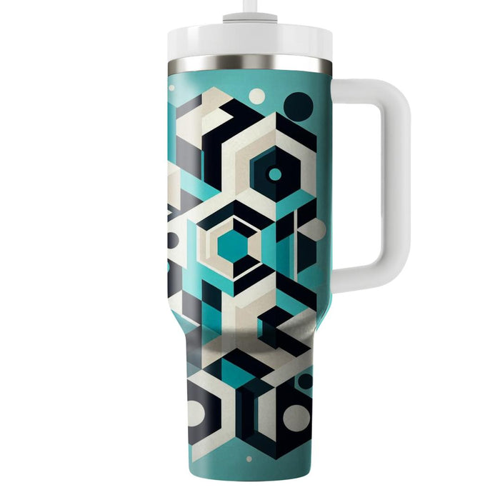 Geometric Octagon Pattern  Personalized Tumblers