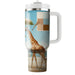 Gentle Giraffe View  Decorative Tumblers