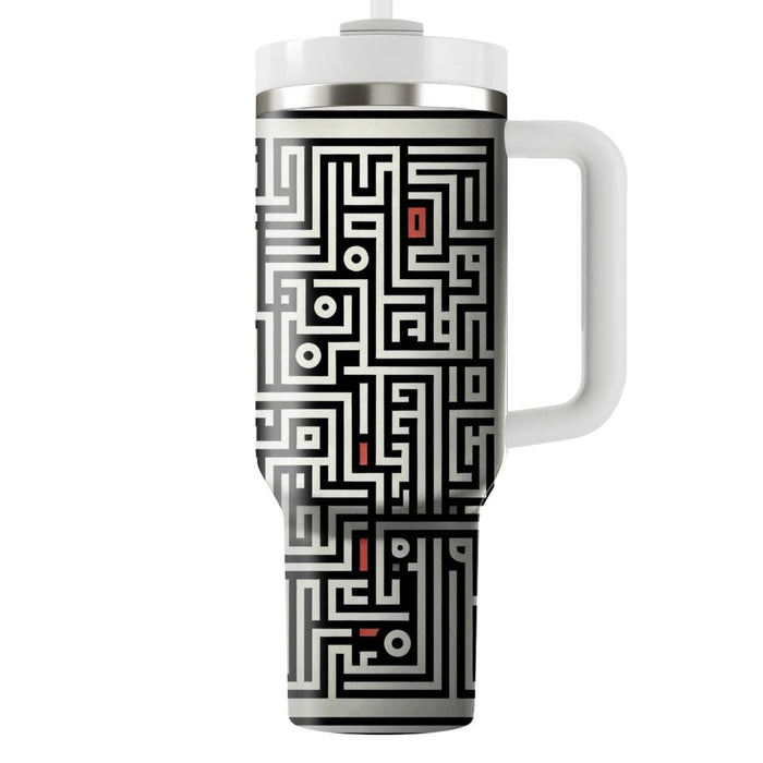 Abstract Maze  Insulated Tumblers