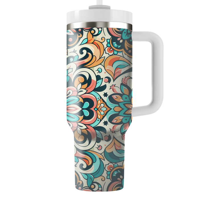 Vibrant Paisley Pattern  Custom Tumblers