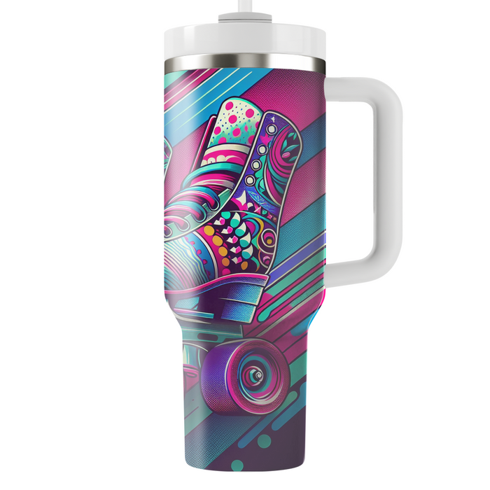 Retro Roller Skate  Custom Tumblers