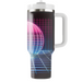 Futuristic Neon Grid  Tumbler Cups