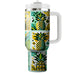 Tropical Pineapple Grid  Tumblers For Gifts