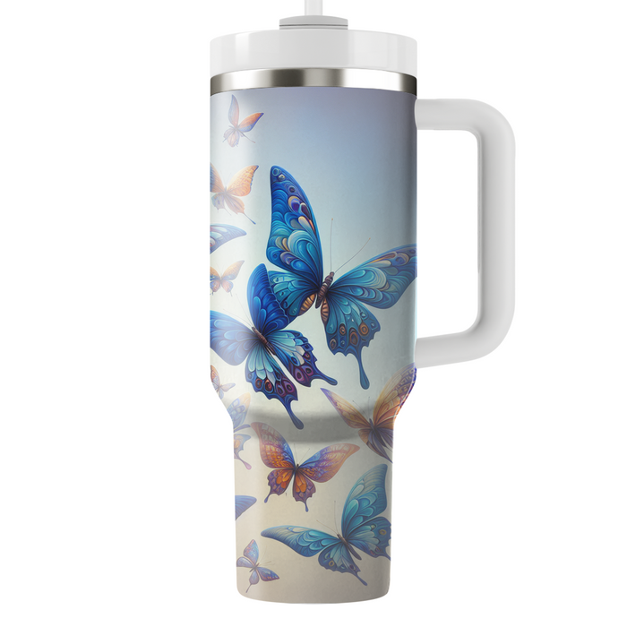 Vibrant Butterfly Dreams  Tumbler Cups