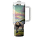 Floral Elephant Parade  Travel Tumblers