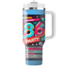 Vibrant 80s Dance Party Invitations Custom Tumblers