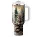 Winter Snowy Cabin Escape  Custom Tumblers