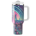 Retro Futuristic Cityscape Insulated Tumblers