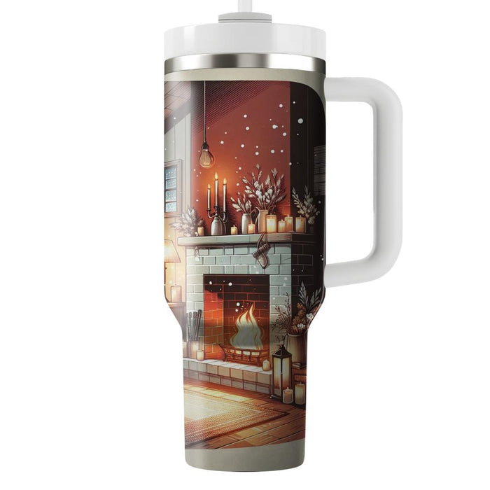 Winter Cozy Nights In  Personalized Tumblers