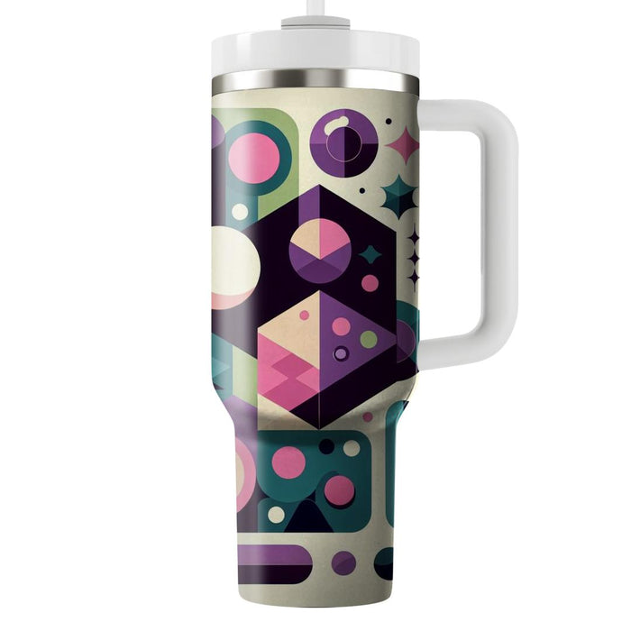 Enchanted Geometry Floral  Travel Tumblers