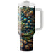 Vivid Peacock Plume  Decorative Tumblers