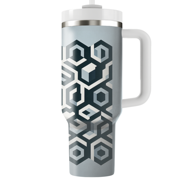 Industrial Hexagonal Design  Insulated Tumblers