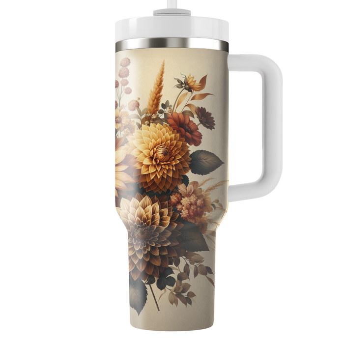 Bountiful Floral Harvest  Custom Tumblers