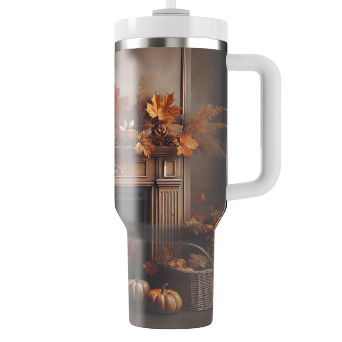 Autumn Fireside Tales  Personalized Tumblers