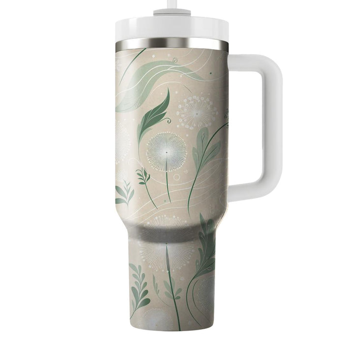 Vibrant Dandelion Breeze  Decorative Tumblers