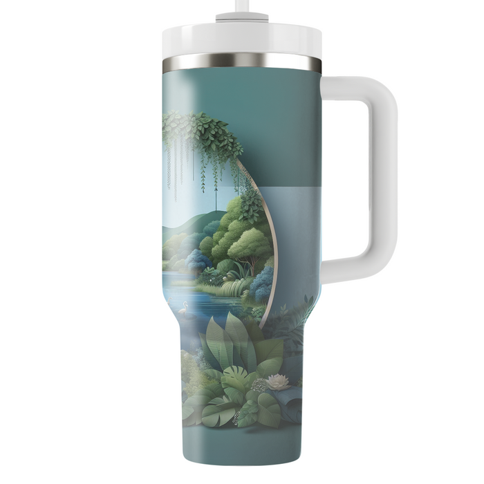 Tranquil Waters - Earth Day  Decorative Tumblers