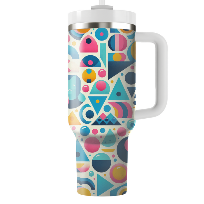 Circle And Triangle Fusion Tumbler Cups