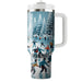 Winter Ice Skating Joy  Travel Tumblers