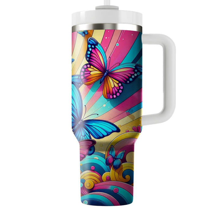  Butterfly Burst  Personalized Tumblers