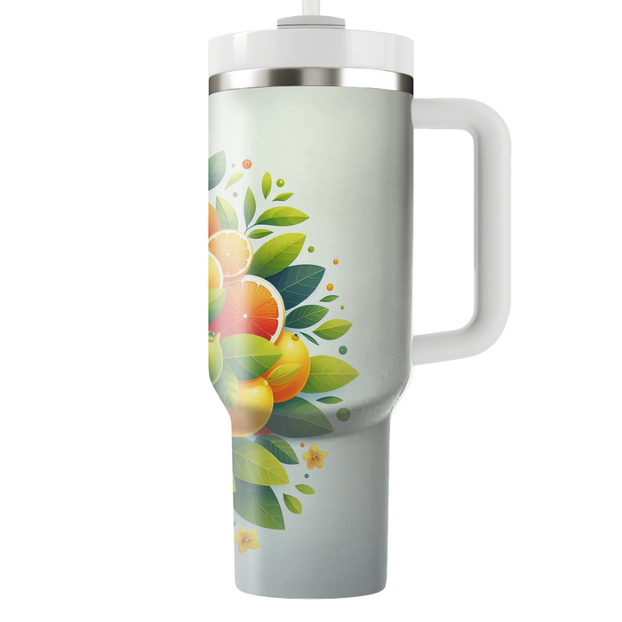 Vibrant Citrus Garden  Custom Tumblers