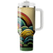 Funky Retro Rainbow  Tumblers With Lids