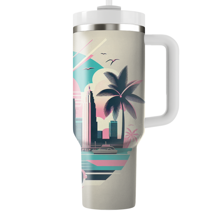 Miami Vice Chic Custom Tumblers