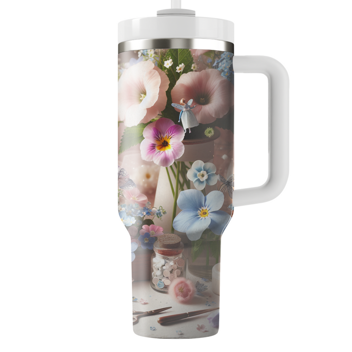 Whimsical Fairy Garden  Travel Tumblers