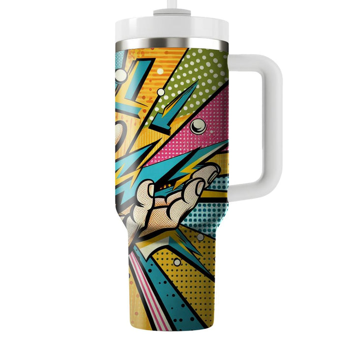 Retro Comic Style  Insulated Tumblers