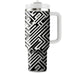 Zigzag Monochrome Essence  Insulated Tumblers