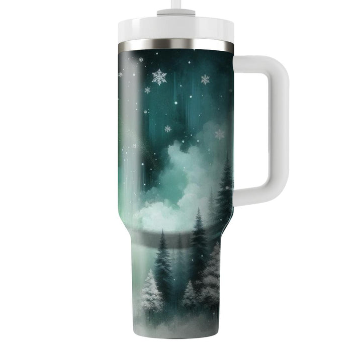 Winter Evergreen Forest  Tumblers For Gifts