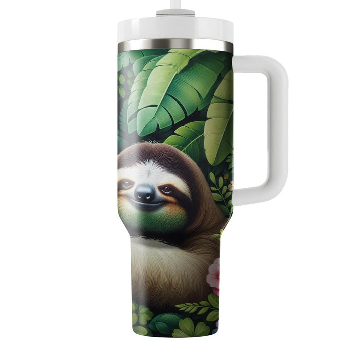 Tropical Sloth Sanctuary  Tumbler Cups