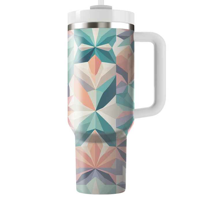 Geometric Petal Pattern  Insulated Tumblers