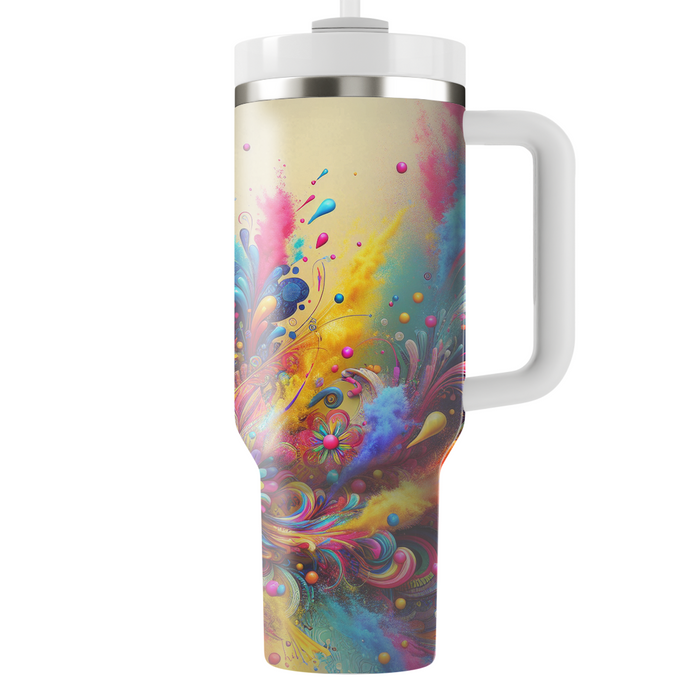 Unity Of Colors - Holi Festival  Custom Tumblers