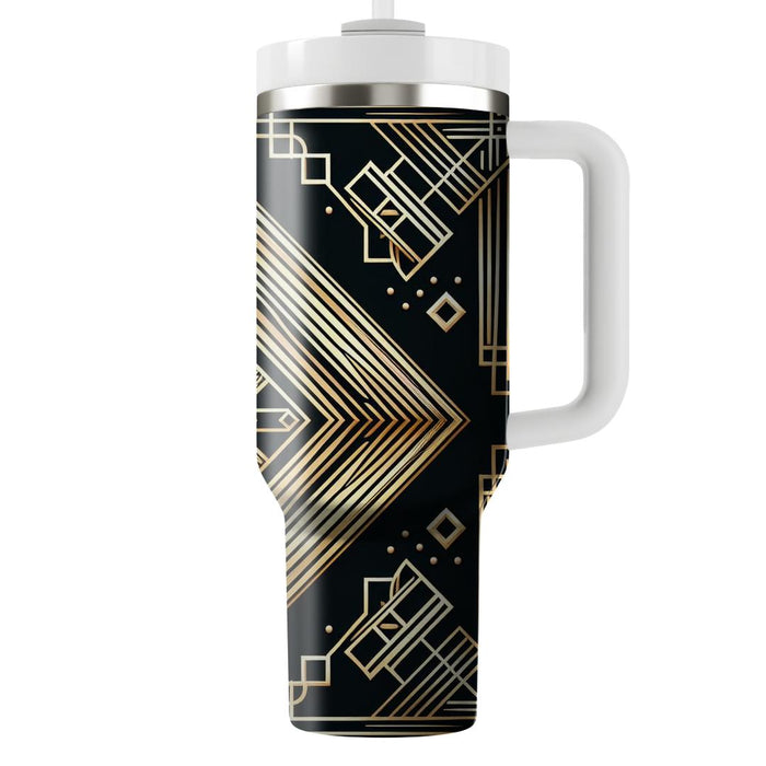 Art Deco Diamond  Personalized Tumblers