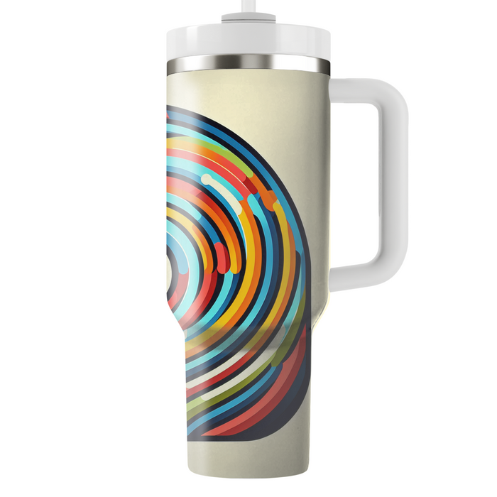 Electric Rainbow  Unique Tumblers