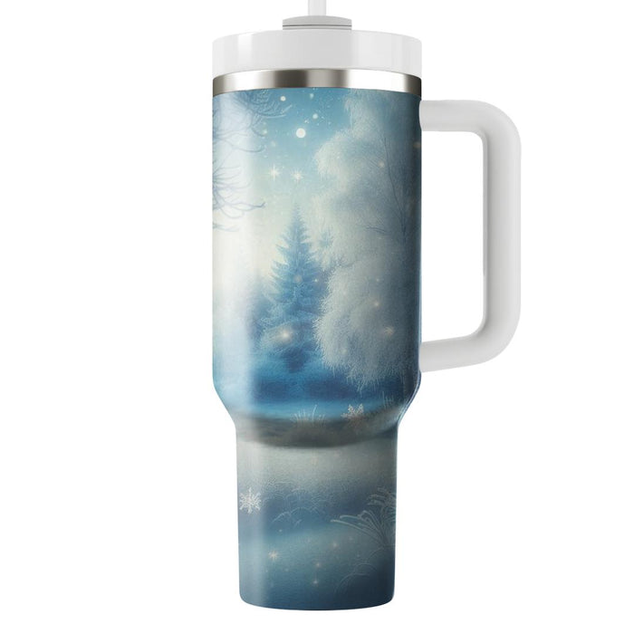 Winter Frosty Whispers  Travel Tumblers