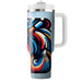 Bold Artistic Brush Swirls  Decorative Tumblers